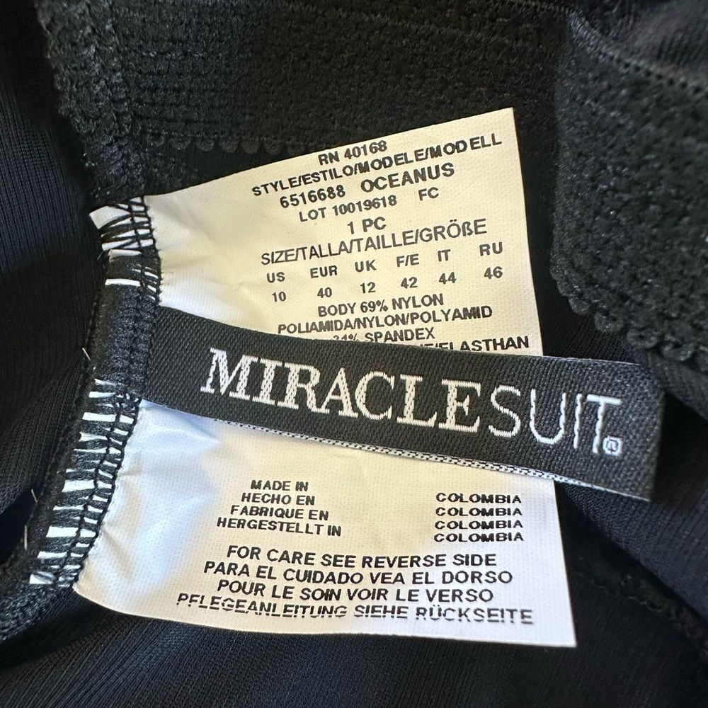 MiracleSuit Oceanus Cinching Swimsuit size 10 - Picture 8 of 13